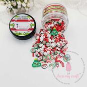 Snowy Christmas Slices Shaker Elements - Dress My Craft - PRE ORDER