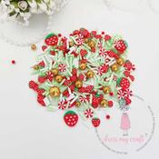Christmas Bling Slices Shaker Elements - Dress My Craft - PRE ORDER