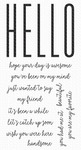 How to Say Hello Stamp - My Favorite Things