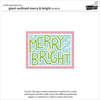 Giant Outlined Merry & Bright Lawn Cuts - Lawn Fawn