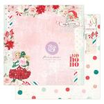 Jolly Days Foil Accented Paper - Candy Cane Lane - Prima