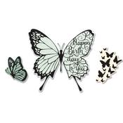Butterfly Stamp & Die Set - Sizzix