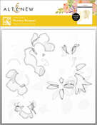 Flowery Bouquet Simple Coloring Stencil Set (3 in 1) - Altenew