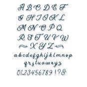 Scripted Alphabet Thinlits Dies - Sizzix