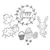 Spring Essentials Clear Stamps Set - Sizzix