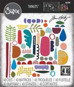 Abstract Elements Thinlits Die Set By Tim Holtz - Sizzix
