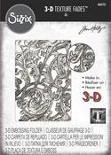 Entangled 3-D Texture Fades Embossing Folder By Tim Holtz - Sizzix