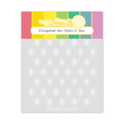 Elongated Hex Stencil Duo - Waffle Flower Crafts