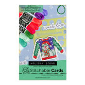 Pattern - Holiday Icons Stitchable Cards - Waffle Flower Crafts