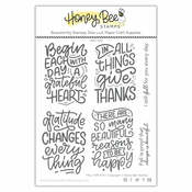 Fall For You 5x6 Stamp Set - Honey Bee Stamps