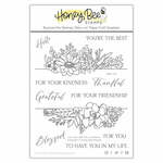 On The Line: Fall Florals 5x6 Stamp Set - Honey Bee Stamps