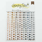 Grain & Grunge Gem Stickers - Honey Bee Stamps
