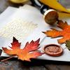 Maple Leaf Wax Stamper - Honey Bee Stamps