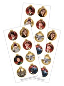 Christmas Characters Stickers - Harry Potter - Paper House