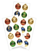 Christmas Houses Stickers - Harry Potter - Paper House