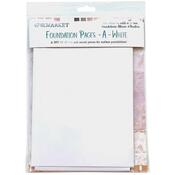 White Memory Journal Foundations Pages A - 49 And Market - PRE ORDER