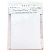 White Memory Journal Foundations Pages C - 49 And Market - PRE ORDER