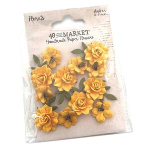 Amber Florets Paper Flowers - 49 And Market