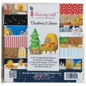 Christmas & Jinnie 6x6 Paper Pad - Dress My Craft