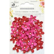 Candy Mix - Little Birdie Pearl Petites Paper Flowers 32/Pkg