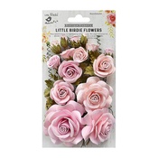 Pearl Pink - Little Birdie Rosalind Paper Flowers 21/Pkg