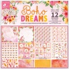 Boho Dreams - Little Birdie Cardstock Pack 12"X12" 12/Pkg