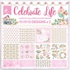 Celebrate Life - Little Birdie Cardstock Pack 6"X6" 24/Pkg