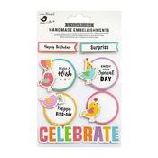 Celebration - Little Birdie Special Celebration Embellishment 7/Pkg