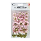 Pearl Pink - Little Birdie Renae Paper Flower 27/Pkg