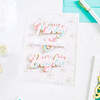 Snowflakes Background Stamp - Pinkfresh Studio