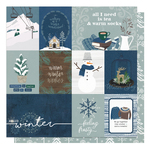 Warm Winter Wishes Paper - Winter Chalet - Photoplay - PRE ORDER