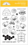 Bee Happy Doodle Stamps - Doodlebug