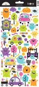 Monster Madness Icon Stickers - Doodlebug