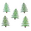 Snow Tree Eyelet Outlet Shape Brads