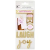 Love Laugh Joy - Little Birdie Love Foil Embellishment 10/Pkg