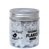 Silver - Little Birdie Gilding Flakes 15g