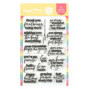 Hello Friend Sentiments Stamps - Waffle Flower Crafts
