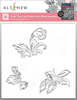 Craft Your Life Project Kit: Floral Acanthus Add-on Layering Stencil for Embossing Folder (4 in 1) -