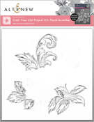 Craft Your Life Project Kit: Floral Acanthus Add-on Layering Stencil for Embossing Folder (4 in 1) -