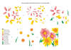 Daisies Simple Coloring Stencil Set (4 in 1) - Altenew