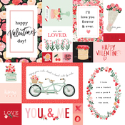 Multi Journaling Cards Paper - My Valentine - Carta Bella
