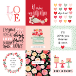 Journaling 4x4 Cards Paper - My Valentine - Carta Bella- PRE ORDER