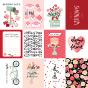 Journaling 3x4 Cards Paper - My Valentine - Carta Bella