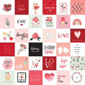 Journaling 2x2 Cards Paper - My Valentine - Carta Bella
