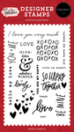Valentine's Wishes Stamp Set - My Valentine - Carta Bella