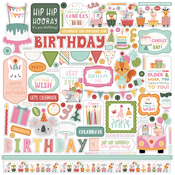 A Birthday Wish Girl Element Sticker - Echo Park