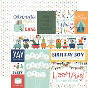 Multi Journaling Cards Paper - A Birthday Wish Boy - Echo Park