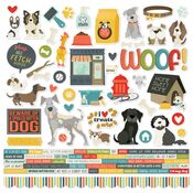 Pet Shoppe Dog Cardstock Sticker - Simple Stories