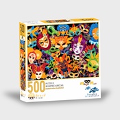 Magic Mask - Brain Tree Jigsaw Puzzle 500/Pkg 19.5"X14.5"