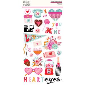 Heart Eyes 6x12 Chipboard - Simple Stories